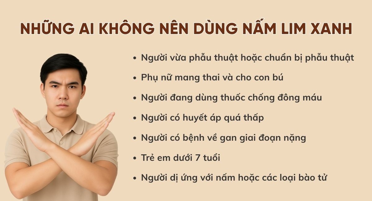 Giải đáp: Những ai không nên dùng nấm Lim Xanh để tránh tác dụng phụ
